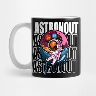 astronaut theme design Mug